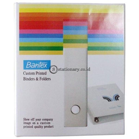 Bantex Insert Ring Binder 2 25Mm A4 White #8522 07 Office Stationery Promosi