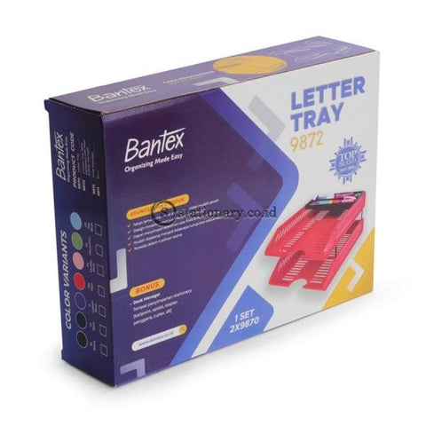 Bantex Letter Tray Set #9872