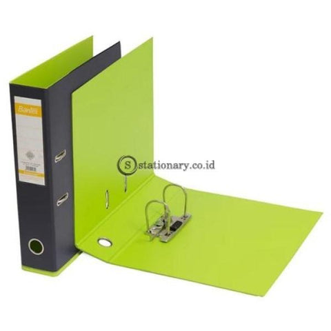 Bantex Lever Arch File Ordner Plastic Two Tone 7Cm Folio Anthracite Grey-Lime #1465V2565 Office