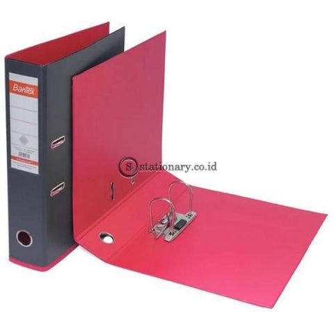 Bantex Lever Arch File Ordner Two Tone Folio 7Cm Anthracite Grey Melon #1465V2563 Office Stationery