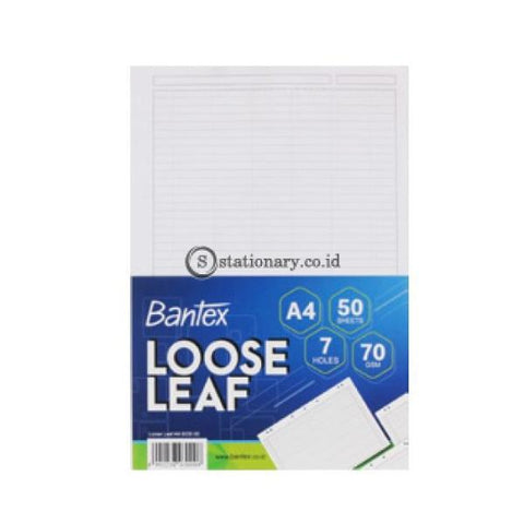 Bantex Loose Leaf Paper 7 Holes 70 gsm 50 Sheets A4 #8030