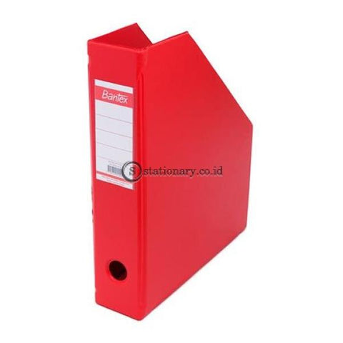 Bantex Magazine File (Box File) A4 7Cm #4010 Red - 09 Office Stationery