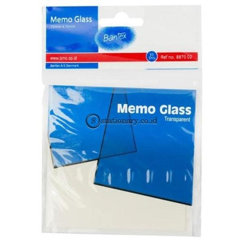 Bantex Memo Glass 75X75Mm 30 Sheets #8870 02 Office Stationery