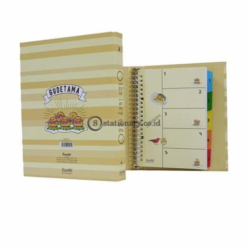 Bantex Multiring Binder 26 Ring 25Mm B5 Gudetama Hawaii #1328 Office Stationery