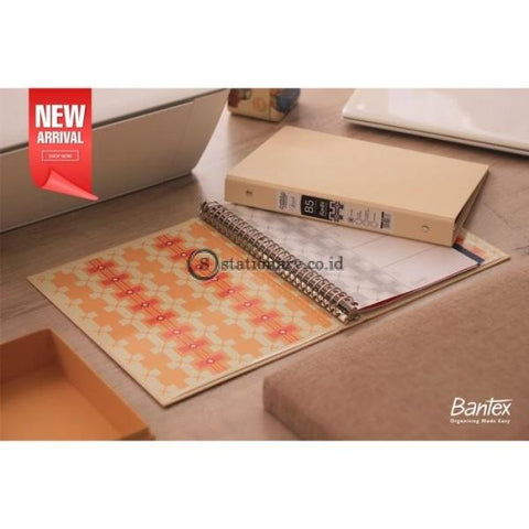 Bantex Multiring Binder Batik Series Peach B5 26 Ring O 25mm #1336 45