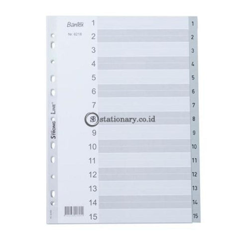 Bantex Numerical Indexes A4 1-15 Index (15 Pages) #6218 Office Stationery