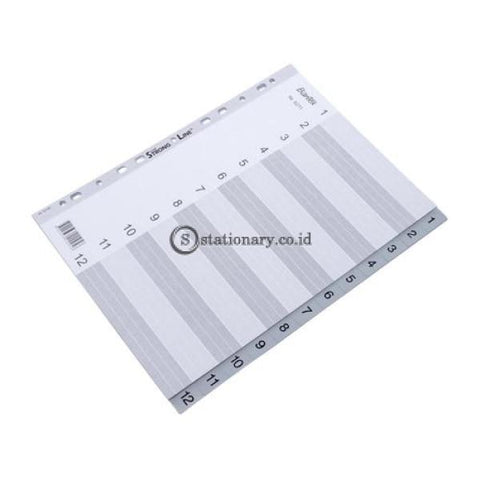 Bantex Numerical Indexes A4 12 Pages (1-12 Index) #6211 Office Stationery