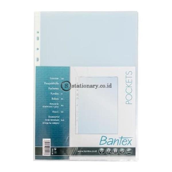 Bantex Plastik Pocket Clear 0.08mm thickness A4 (20 Sheets) #2046