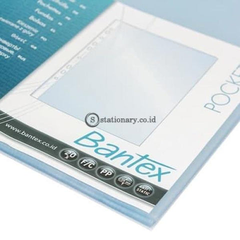 Bantex Plastik Pocket Antiglare 0.09mm thickness Folio (20 Sheets) #2045