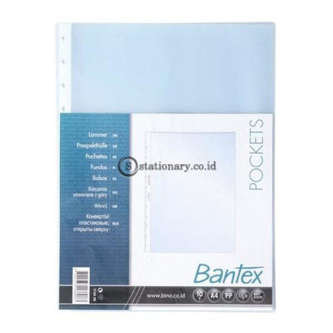 Bantex Pocket Display Book Refillable A4 0 07Mm (10 Sheet) #3166 08 Office Stationery