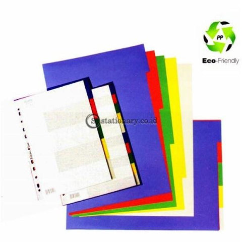 Bantex Pp Colour Divider A3 Landscape (5 Pages) #6018 Office Stationery