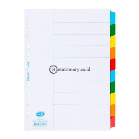 Bantex Strongline Divider A4 10 pages (plain tabs) #6250