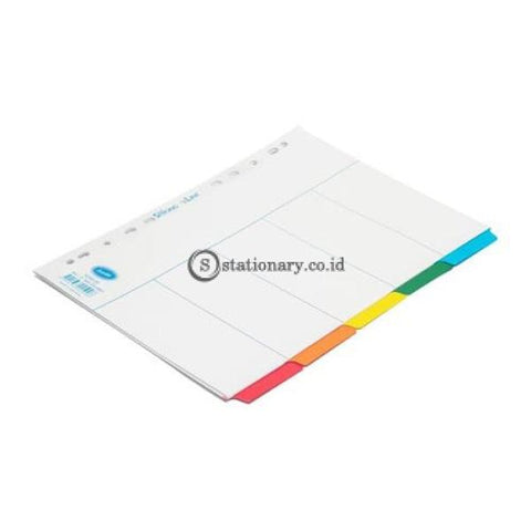 Bantex Strongline Divider A4 5 Pages (Plain Tabs) #6245 Office Stationery