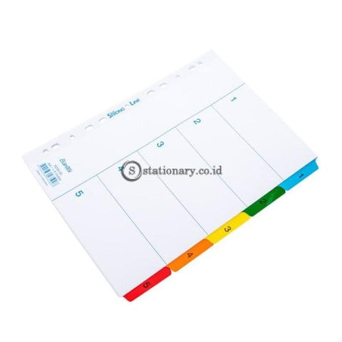 Bantex Strongline Indexes A4 5 Pages (1-5 Index) #6235 Office Stationery