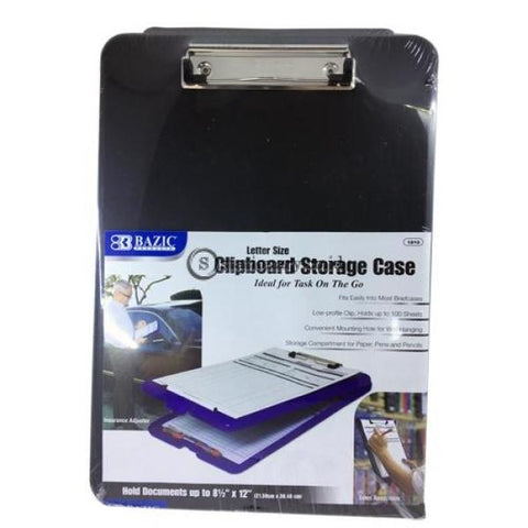 Bazic Clipboard Storage Case A4 #1810 Office Stationery
