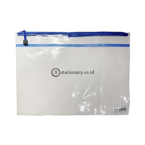 Bazic Zipper Bag Clear Jaring A3 #8858 Office Stationery
