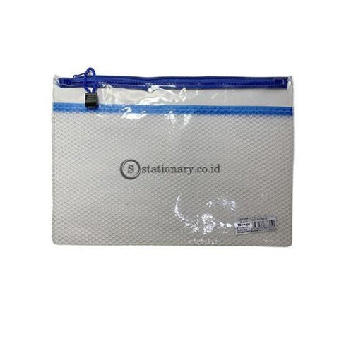 Bazic Zipper Bag Clear Jaring B5 #8855 Office Stationery
