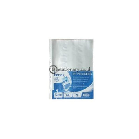 Benex Document Pocket A4 (Isi 20 Lbr) #5920 Office Stationery
