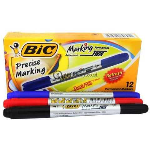 Bic Marking Twin Permanent Marker Cd / Dvd Office Stationery