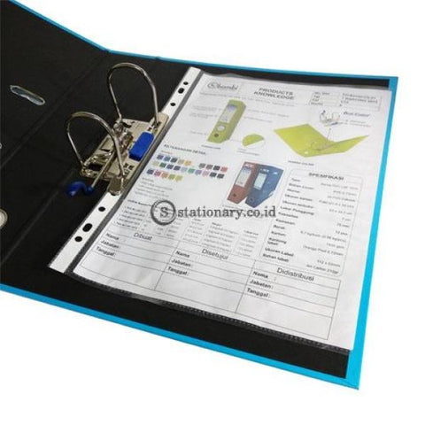Bindex Paper Lever Arch File Laminated 75Mm #718 Office Stationery