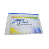 Bindex Zipper Pocket Mika Transparent 0.18Mm Folio #7130 Office Stationery