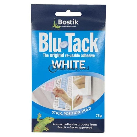 Bostik Blu Tack White Original Reusable Adhesive 75gr
