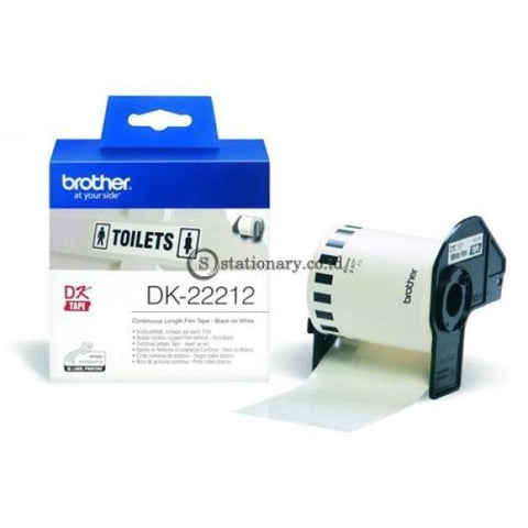 Brother Label Tape Dk-22212 Continuous Length Film White Office Equipment