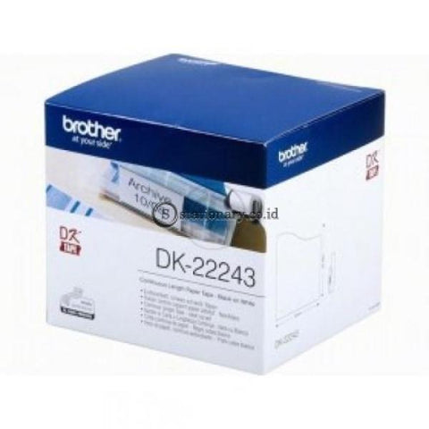 Brother Label Tape Dk-22243 Continuous Length Film Clear 102Mm X 30.48M Office Equipment