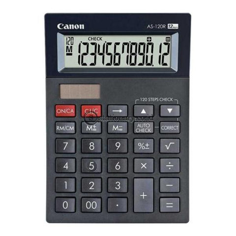 Canon Desktop Calculator As-120R Hb 12 Digit Office Stationery