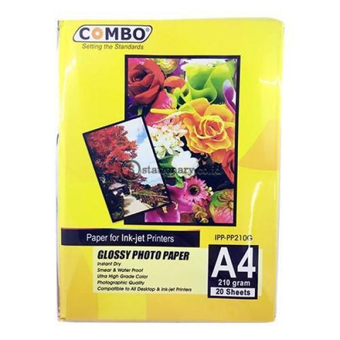 Combo Kertas Foto Photo Paper Glossy A4 210Gsm Office Stationery