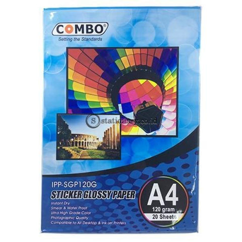 Combo Stiker Glossy Photo Paper A4 120Gsm Office Stationery