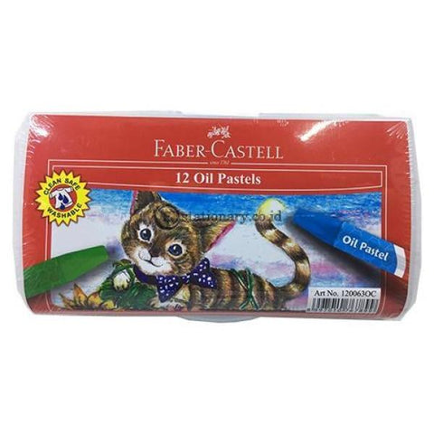 Crayon Faber Castell Oil Pastel Set 12 Colours Art No.120063Oc Office Stationery