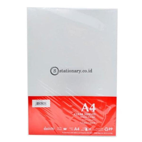 Daiichi Dcs05 Clear Sleeve A4 (240X315Mm) Bening Office Stationery