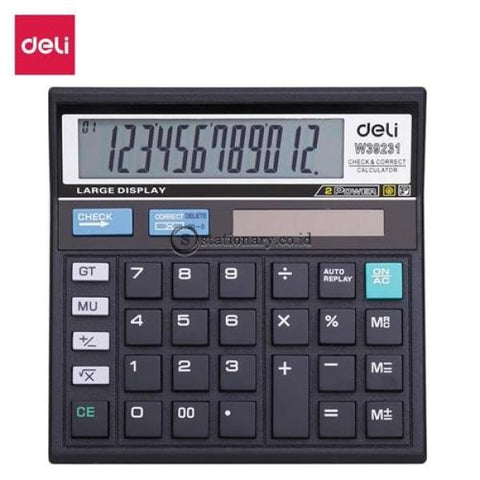 Deli Calculator Hitung 12 Digit W39231B Office Stationery