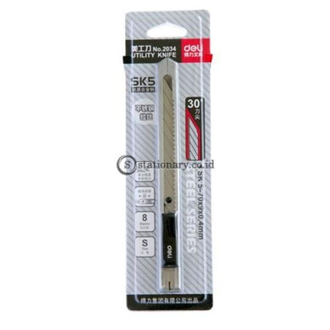 Deli Cutting Knife Silver E2034 Office Stationery