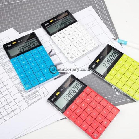 Deli Modern Calculator 12 Digit White E1589 Office Stationery