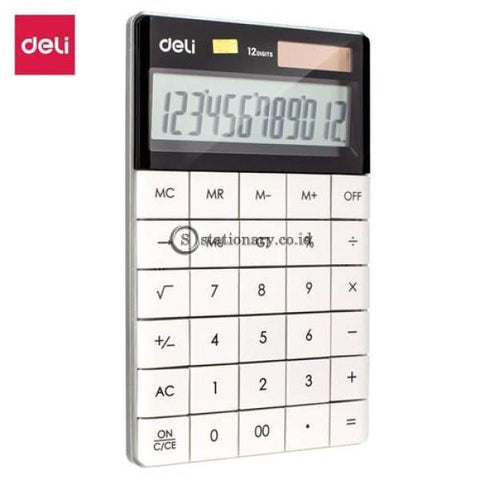 Deli Modern Calculator 12 Digit White E1589 Office Stationery
