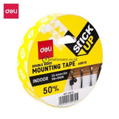 Deli Mounting Tape Foam 25.4Mmx5M Ea35113 Office Stationery