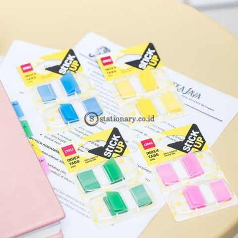 Deli Post It Memo Film Index Tabs 44X25Mm (2X50Sheets) Ea10001 Office Stationery