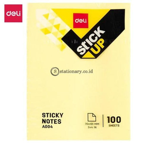 Deli Post It Memo Sticky Notes 76X101Mm (100Sheets) Ea00453 Office Stationery