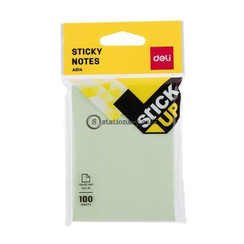 Deli Post It Memo Sticky Notes 76X101Mm (100Sheets) Ea01402 Office Stationery