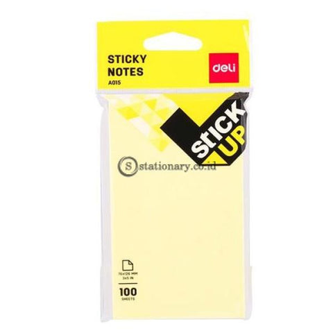 Deli Post It Memo Sticky Notes 76X126Mm (100Sheets) Ea01502 Office Stationery