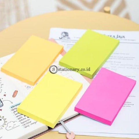 Deli Post It Memo Sticky Notes 76X126Mm (100Sheets) Ea02502 Office Stationery