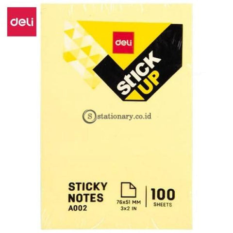 Deli Post It Memo Sticky Notes 76X51Mm (100Sheets) Ea00253 Office Stationery