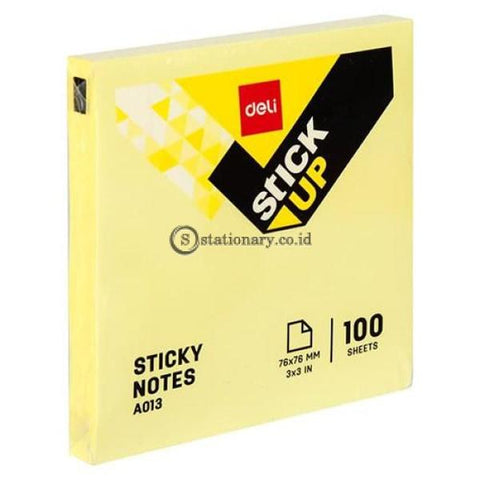 Deli Post It Memo Sticky Notes 76X76Mm (100Sheets) Ea01303 Office Stationery