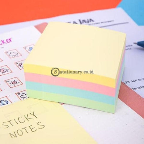 Deli Post It Memo Sticky Notes 76X76Mm (4X100Sheets) Ea01703 Office Stationery