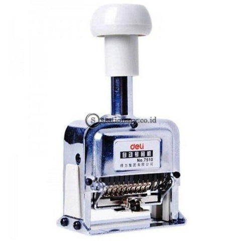 Deli Stempel Auto Numbering Machine 10 Digit E7510 Office Stationery