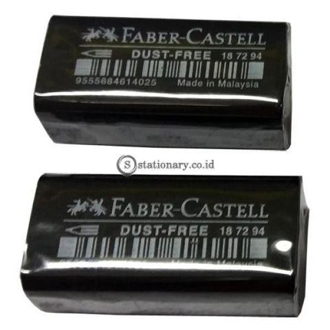 Faber Castell Penghapus Pensil Eraser Dust Free 7294 Hitam Office Stationery