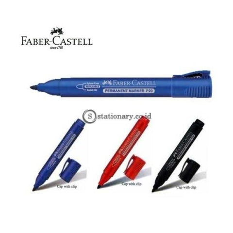 Faber Castellpermanent Marker P-20 Biru Office Stationery
