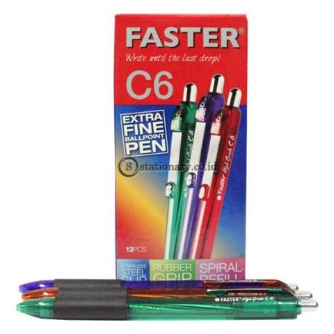 Faster Ballpoint Extra Fine C6 Office Stationery